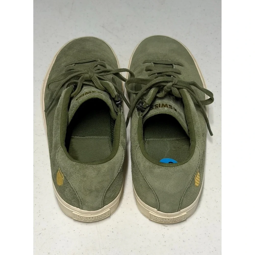 K-Swiss Court Pro Startup Men's Size 10 Sneakers Leather Green Retro Athletic